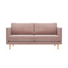 Bellano sohva (2-istuttava) Cloud -verhoilulla - Roosa