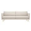 Bellano sohva 226cm (3-istuttava) Chenille -verhoilulla - Valkoinen