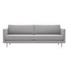 Bellano sohva 226cm (3-istuttava) Chenille -verhoilulla - Harmaa