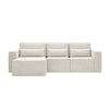Lucca vuodedivaani 295 cm (4-istuttava) Cloud -verhoilulla - Beige