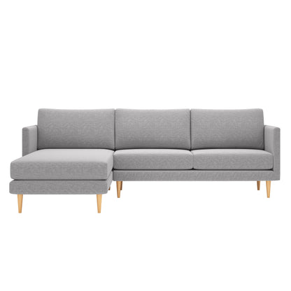 Bellano kulmadivaani 249 cm (3-istuttava) Chenille -verhoilulla