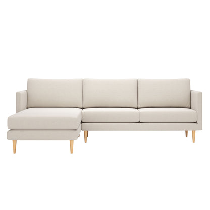 Bellano kulmadivaani 249 cm (3-istuttava) Chenille -verhoilulla