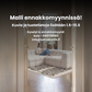 Kupla divaani (4-istuttava) Teddy -verhoilulla ENNAKKOMYYNTI!
